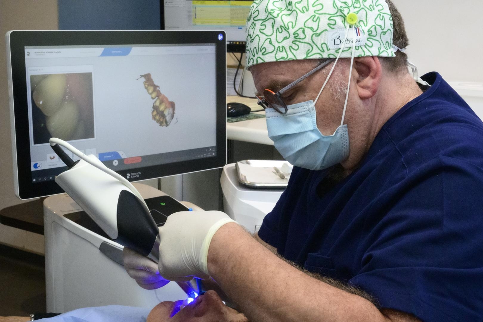 empreinte numérique avec  scanner intraoral